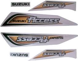 ULTRA FULL BIKE STICKER KIT FOR New Access – Dazzling Silver Upgrade