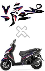 ULTRA FULL BIKE STICKER KIT FOR Ntorq 125cc Metallic Grey