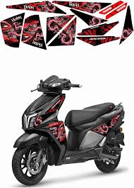 ULTRA FULL BIKE STICKER KIT FOR Ntorq 125cc stealth black