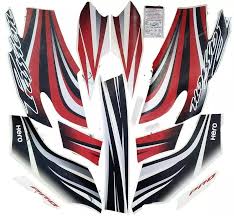 ULTRA FULL BIKE STICKER KIT FOR PASSION XPRO BLACK RED