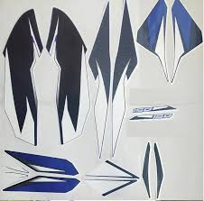 ULTRA FULL BIKE STICKER KIT FOR Pulsar 150 Dagger Edge white