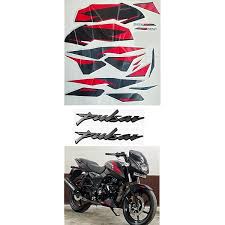 ULTRA FULL BIKE STICKER KIT FOR Pulsar 180 Dagger Edge red