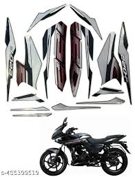ULTRA FULL BIKE STICKER KIT FOR Pulsar 220F bs6 2021 white