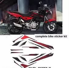 ULTRA FULL BIKE STICKER KIT FOR PULSAR BLACK RED