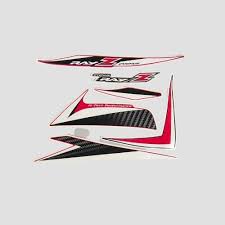 ULTRA FULL BIKE STICKER KIT FOR RAY-Z T2 RED