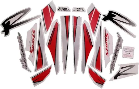 ULTRA FULL BIKE STICKER KIT FOR H. KARIZMA R new model BLACK