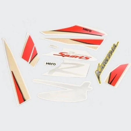 ULTRA FULL BIKE STICKER KIT FOR KARIZMA R new model YELLOW