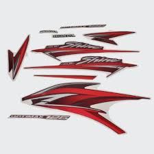 ULTRA FULL BIKE STICKER KIT FOR SHINE TYPE1 RED BLUE