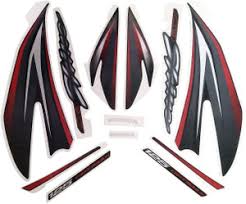 ULTRA FULL BIKE STICKER KIT FOR SHINE TYPE6 RED