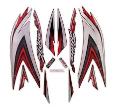 ULTRA FULL BIKE STICKER KIT FOR SHINE TYPE8 RED