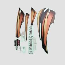 ULTRA FULL BIKE STICKER KIT FOR SPLENDOR PLUS IBS 2019 BLACK GOLDEN (SPECIAL EDITION) ULTRA FULL BIKE STICKER KIT FOR SPLENDOR PLUS IBS 2019 BLACK GOLDEN (SPECIAL EDITION)