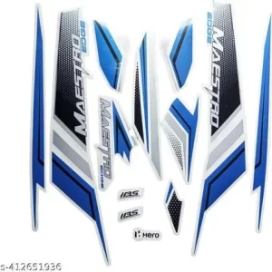 ULTRA FULL BIKE STICKER KIT FOR Maestro Edge bs6 2022 white