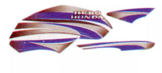 ULTRA FULL BIKE STICKER KIT FOR SPLENDOR PRO BLACK BLUE