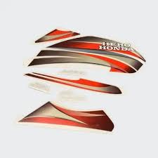 ULTRA FULL BIKE STICKER KIT FOR SPLENDOR PRO MAROON RED