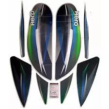 ULTRA FULL BIKE STICKER KIT FOR SPLENDOR PRO TYPE2 GREY