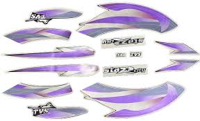 ULTRA FULL BIKE STICKER KIT FOR STAR CITY 110 T2 PURPLE
