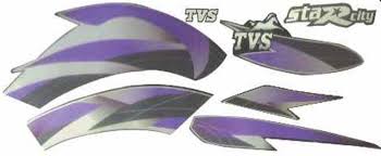 ULTRA FULL BIKE STICKER KIT FOR STAR CITY new model SILVER