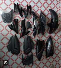 Ultra Full Fiber Body Kit For APACHE RTR 160 HYPER T2 BLACK RED