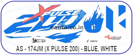 ULTRA FULL BIKE STICKER KIT FOR H. xpulsae 200 white