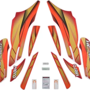 ULTRA FULL BIKE STICKER KIT FOR PULSAR 135 LS RED