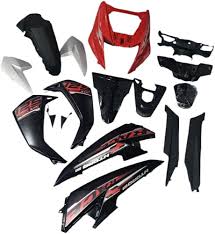 Ultra Full Fiber Body Kit For Ntorq 125cc Matte Red