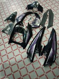 Ultra Full Fiber Body Kit For Ntorq 125cc stealth black