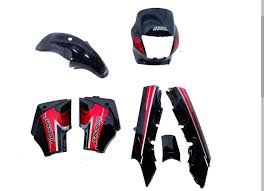 Ultra Full Fiber Body Kit For PASSION PLUS OM BLACK RED