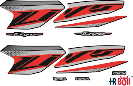 ULTRA FULL BIKE STICKER KIT FOR honda LIVO 2018 RED