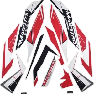 ULTRA FULL BIKE STICKER KIT FOR MAESTRO EDGE 110CC BLACK