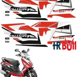 ULTRA FULL BIKE STICKER KIT FOR Maestro Red