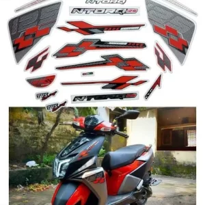 ULTRA FULL BIKE STICKER KIT FOR Ntorq 125cc Race Edition Red