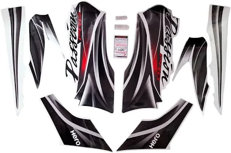 ULTRA FULL BIKE STICKER KIT FOR PASSION PRO SILVER