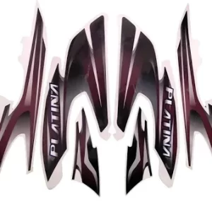 ULTRA FULL BIKE STICKER KIT FOR PLATINA 100 old model GREY BLACK ULTRA FULL BIKE STICKER KIT FOR PLATINA 100 old model GREY BLACK