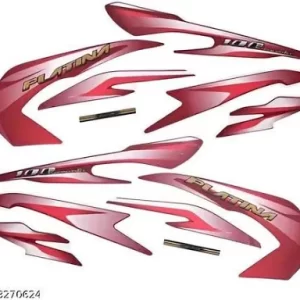 ULTRA FULL BIKE STICKER KIT FOR PLATINA 125 DTSI old model RED ULTRA FULL BIKE STICKER KIT FOR PLATINA 125 DTSI old model RED
