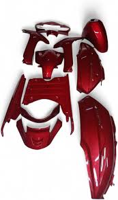 Ultra Full fiber Body Kit For Activa 3g Imperial Red