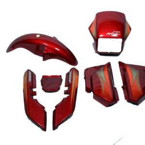 Ultra Full Fiber Body Kit For SPLENDOR PRO RED ORANGE