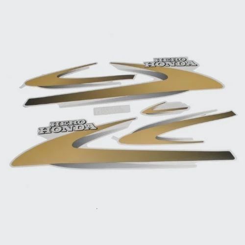 ULTRA FULL BIKE STICKER KIT FOR SPLENDOR Y2K RED GOLDEN ULTRA FULL BIKE STICKER KIT FOR SPLENDOR Y2K RED GOLDEN