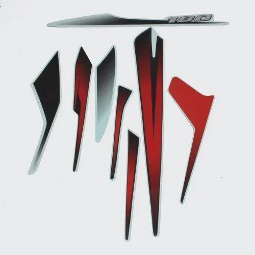 ULTRA FULL BIKE STICKER KIT FOR PULSAR 180 UG6 BLACK RED