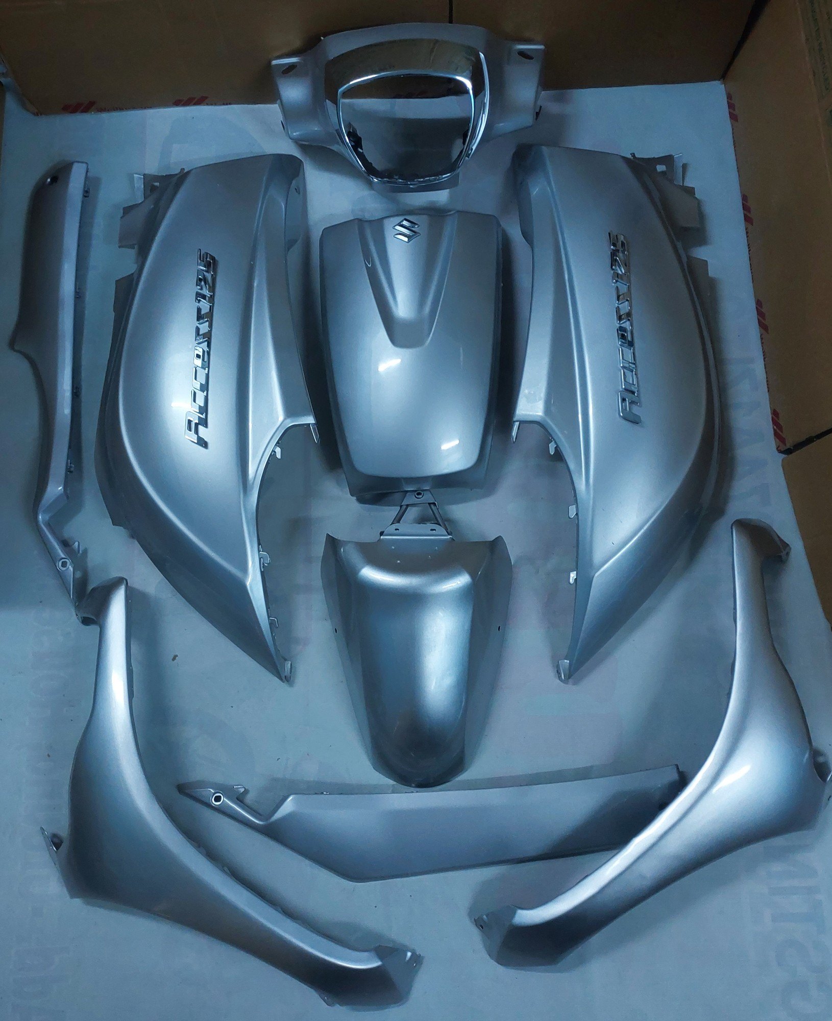 Ultra Full FIBER Body Kit For Access old 125cc Sonic Silver
