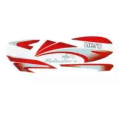 ULTRA FULL BIKE STICKER KIT FOR H. SPLENDOR PLUS MAROON RED