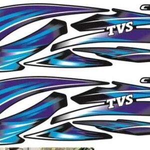 ULTRA FULL BIKE STICKER KIT FOR STAR CITY 110 BLACK BLUE ULTRA FULL BIKE STICKER KIT FOR STAR CITY 110 BLACK BLUE