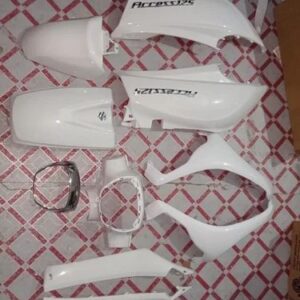 Ultra Full fiber Body Kit For Access old 125cc White