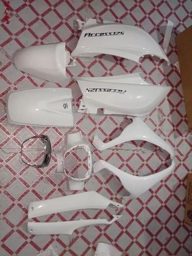 Ultra Full fiber Body Kit For Access old 125cc White